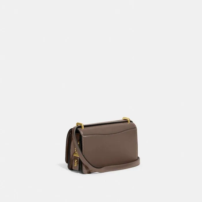 Women Bandit Crossbody Brassdark Stone Coach Shoulder Bags and Hobos
