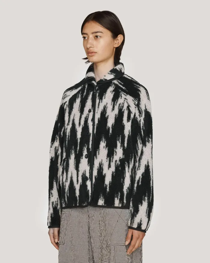 Women Beach Jacket Navy Ecru YMC Outerwear