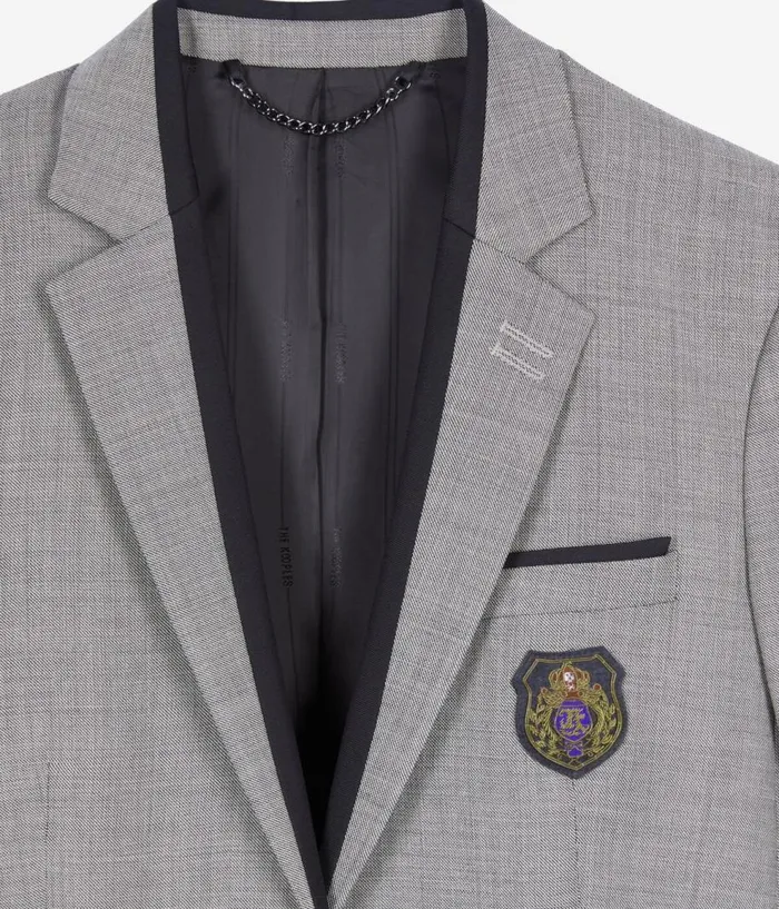 Women Blazers and Suits THE KOOPLES Taupe Wool Suit Jacket Women Blazers and Suits THE KOOPLES Taupe Wool Suit Jacket