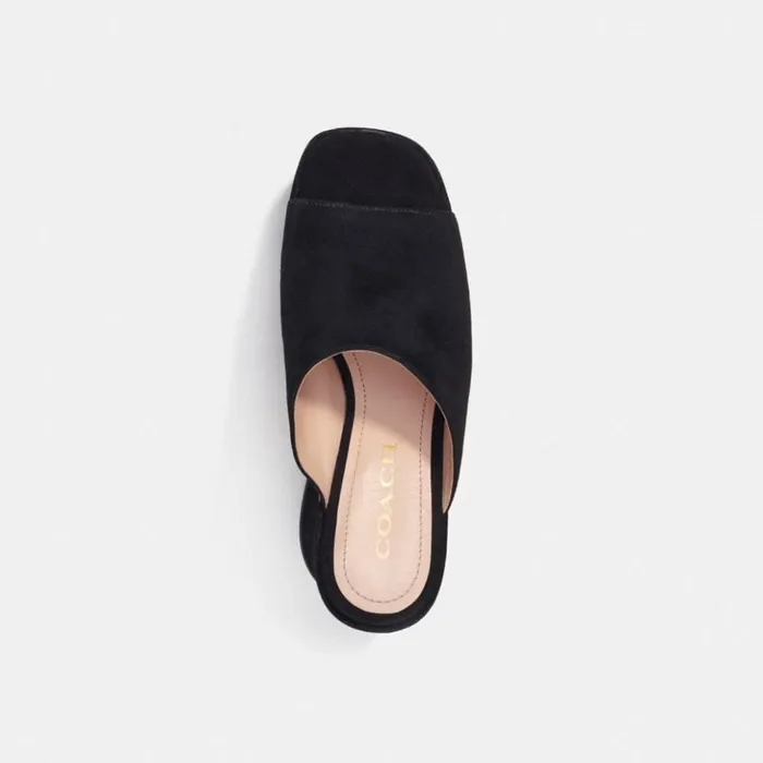 Women Bobi Platform Sandal Black Coach Sandals