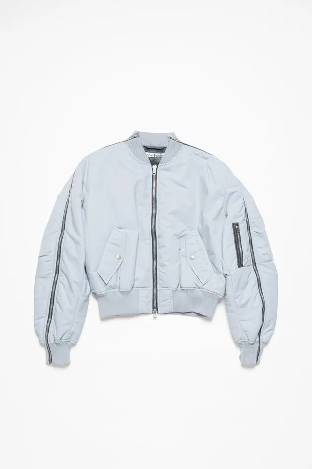 Women Bomber Jacket Powder Blue Acne Studios Outerwear