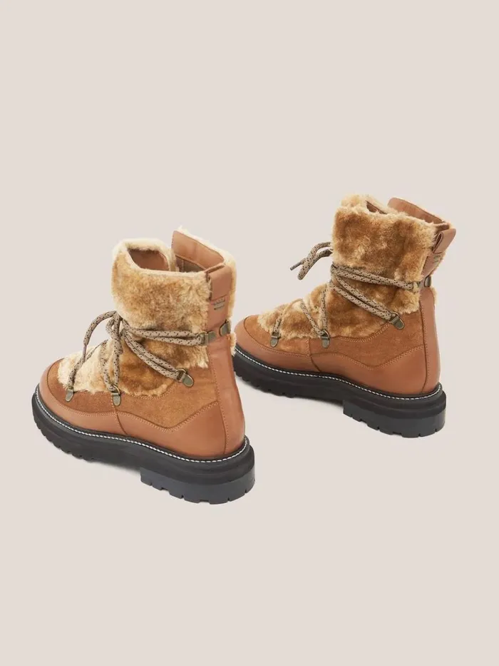 Women BOOTS White Stuff Hailey Lace Up Hiker Boot Mid Tan Women BOOTS White Stuff Hailey Lace Up Hiker Boot Mid Tan