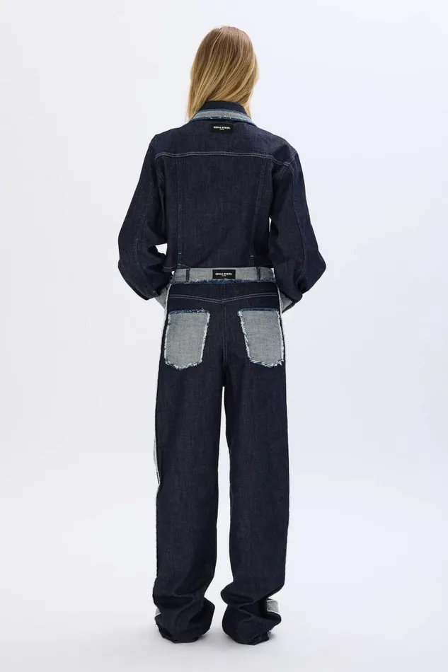 Women Boxy Denim Jacket Blue Blue Sonia Rykiel Jackets