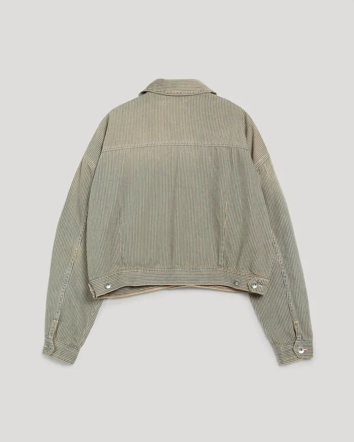 Women Burnside Jacket Blue Multi YMC Denim
