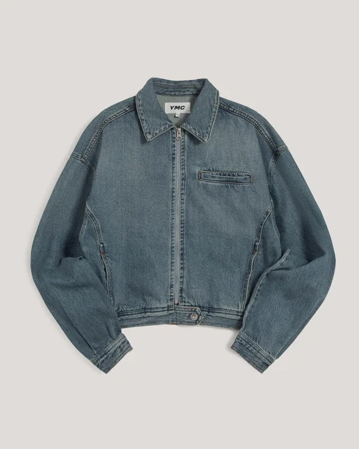 Women Burnside Jacket Indigo YMC Outerwear