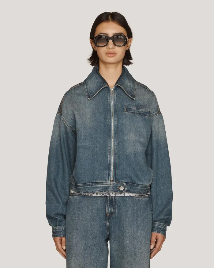 Women Burnside Jacket Indigo YMC Outerwear