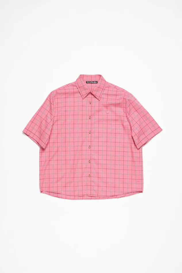 Women Buttonup Shirt Tango Pink Acne Studios Shirts and Blouses