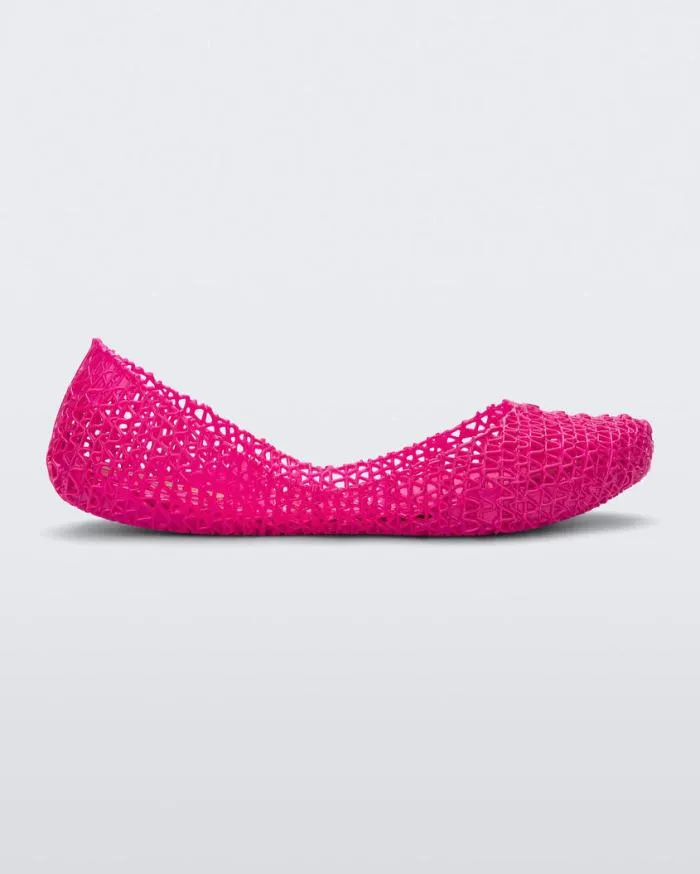 Women Campana Hot Pink Melissa Flats