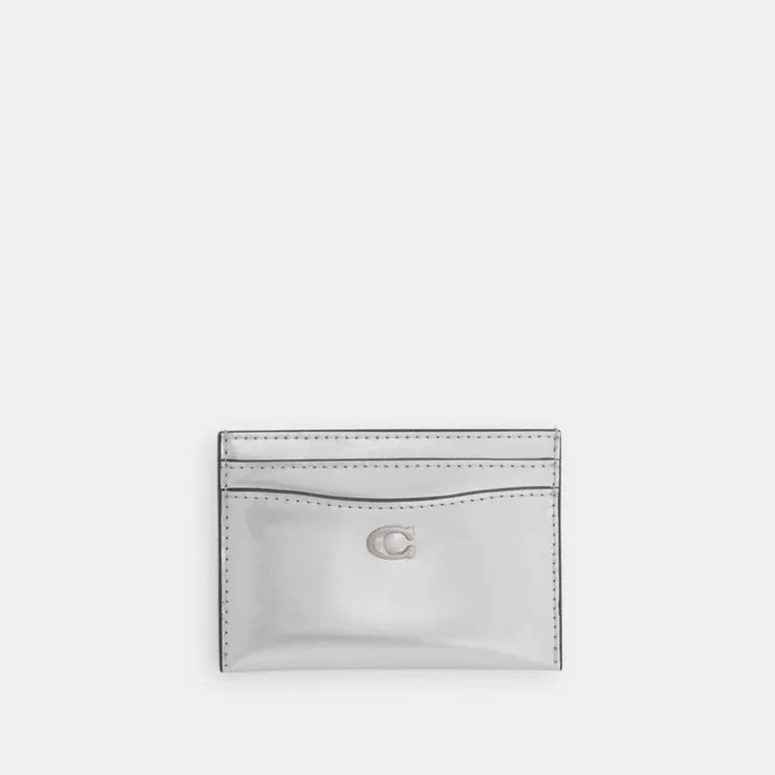 Women Card Case Silversilver Coach Card Cases