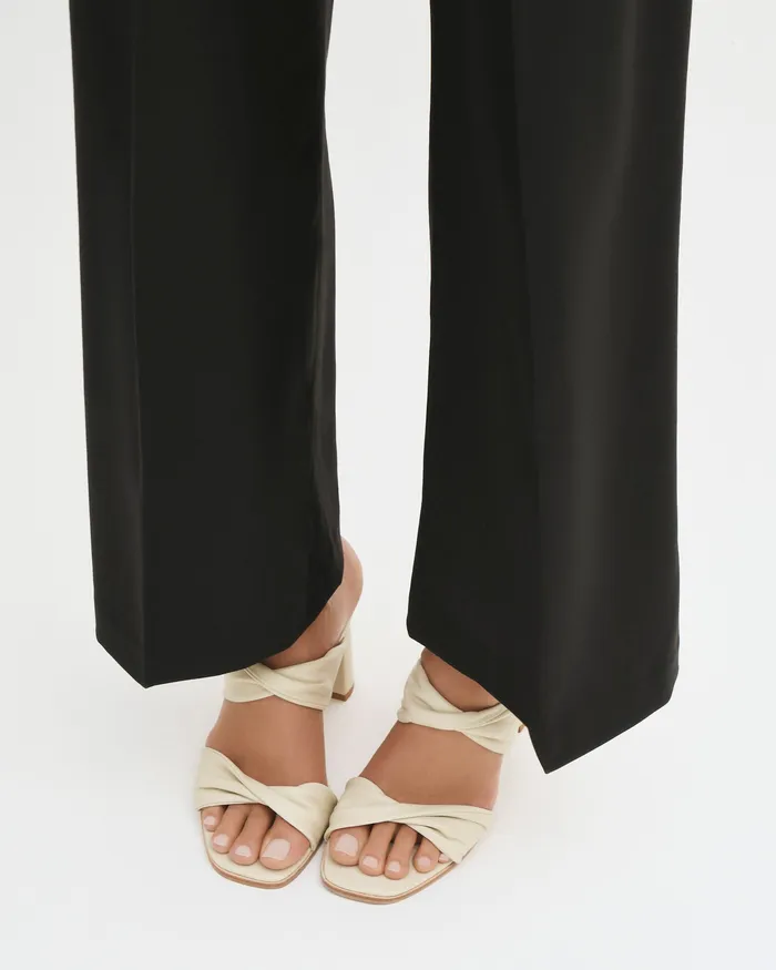 Women Caylie high heel sandals bone leather MULES jomercer Women Caylie high heel sandals bone leather MULES jomercer