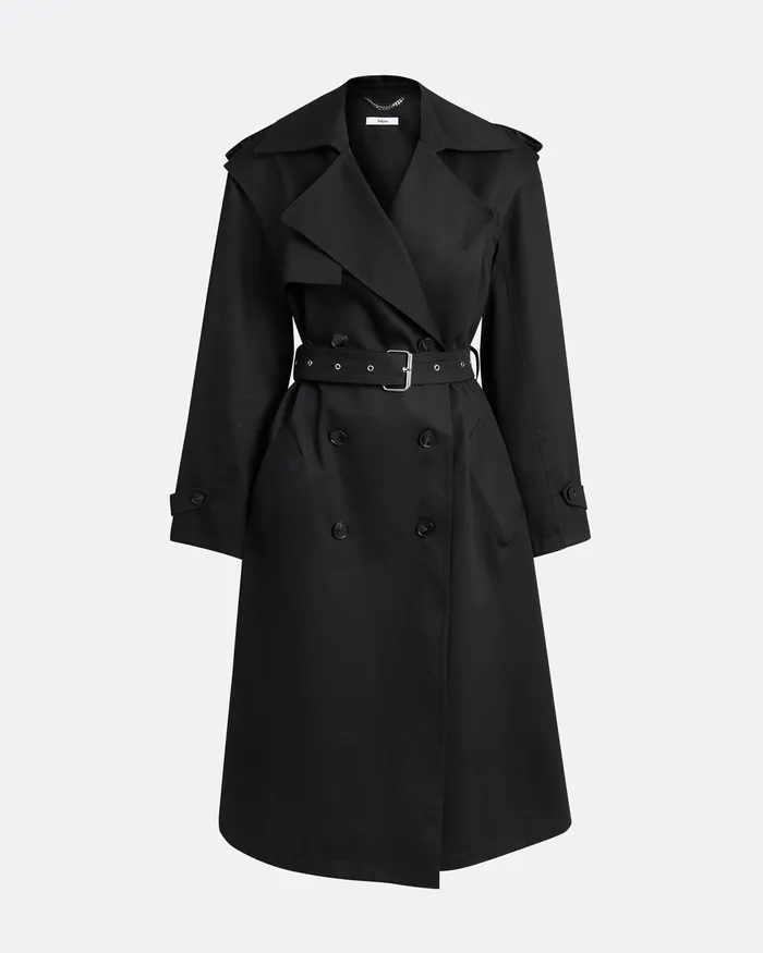 Women Charlotta Black Coat Black Jackets and Coats Safiyaa