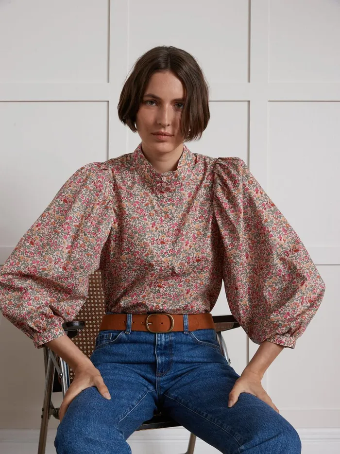 Women Clothing Cyrillus Babingdon Motif Shirt Made With Liberty Fabric 8211 The Limited Collection Lib Babington Rose Women Clothing Cyrillus Babingdon Motif Shirt Made With Liberty Fabric 8211 The Limited Collection Lib Babington Rose