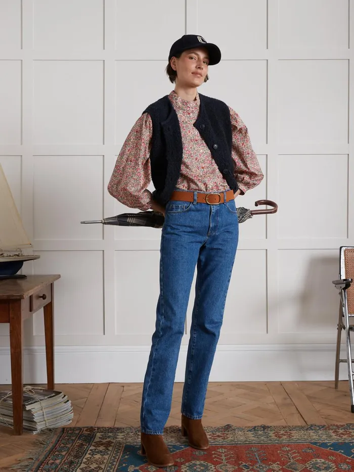 Women Clothing Cyrillus Babingdon Motif Shirt Made With Liberty Fabric 8211 The Limited Collection Lib Babington Rose