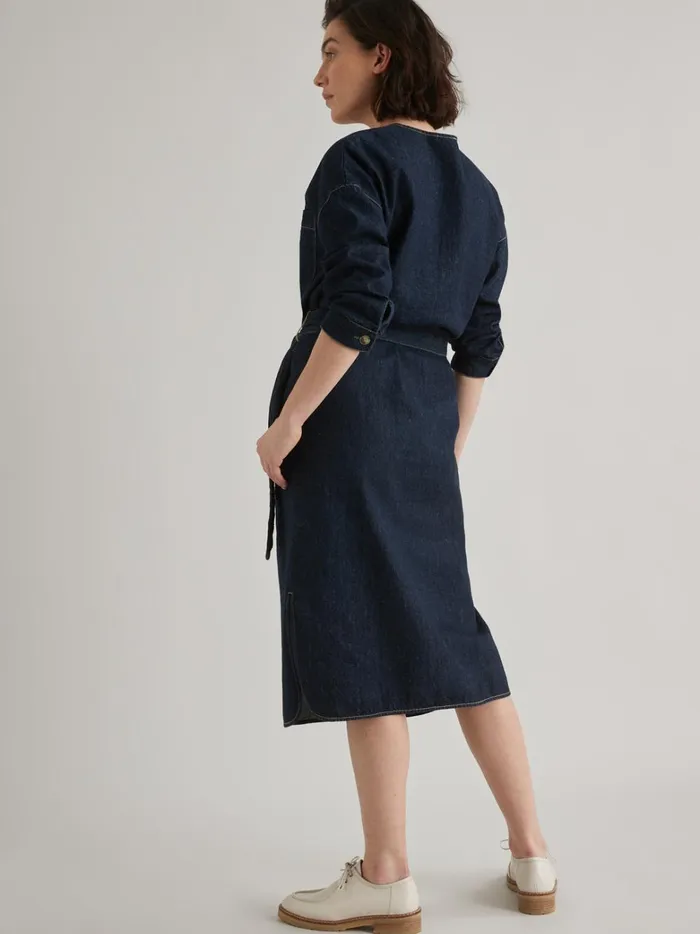 Women Clothing Cyrillus Cotton And Hemp ShiftDress