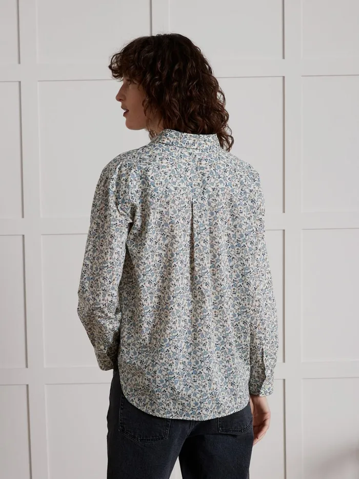 Women Clothing Cyrillus Shirt Made With Liberty Fabric 8211 The Limited Collection Lib Hannah Fay