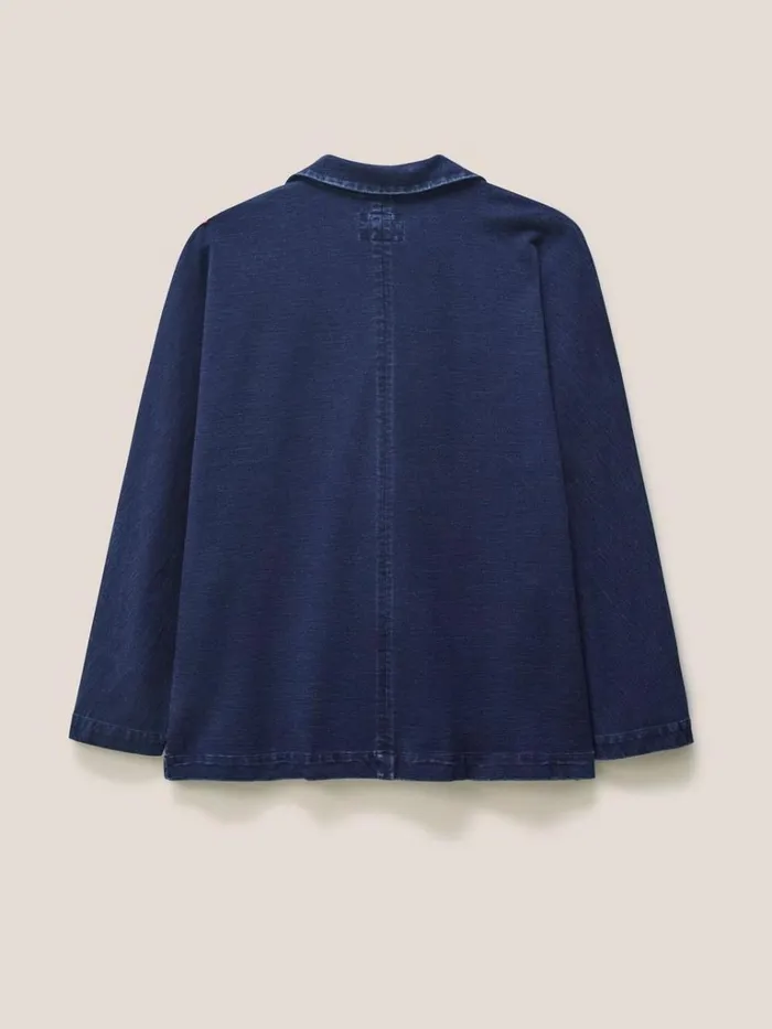 Women COATS and JACKETS White Stuff Daphne Jersey Blazer Dk Denim Women COATS and JACKETS White Stuff Daphne Jersey Blazer Dk Denim