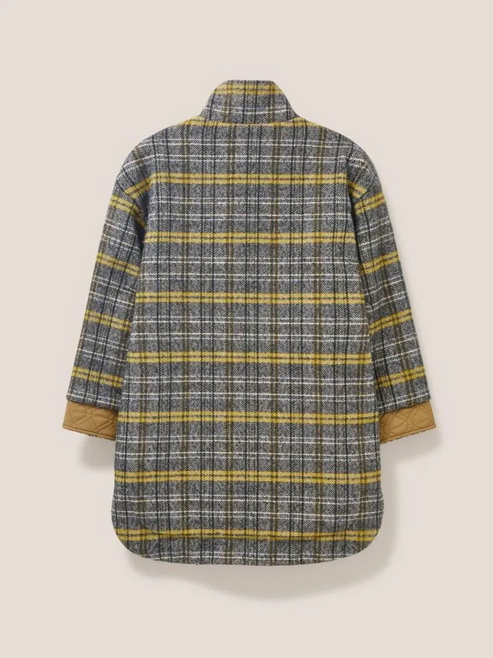 Women COATS and JACKETS White Stuff Maddie Reversible Coat Grey Multi Women COATS and JACKETS White Stuff Maddie Reversible Coat Grey Multi