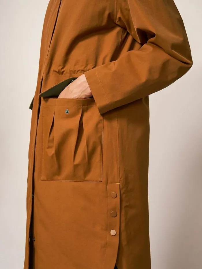 Women COATS and JACKETS White Stuff Millie Waterproof Jacket Dark Tan Women COATS and JACKETS White Stuff Millie Waterproof Jacket Dark Tan