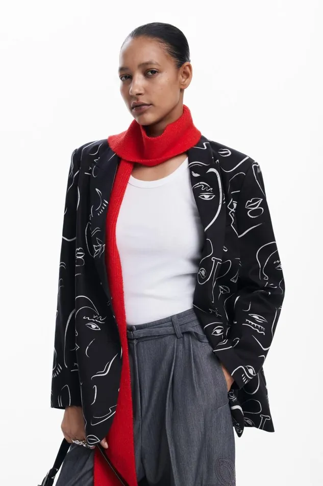 Women Coats And Jackets Desigual Face Blazer