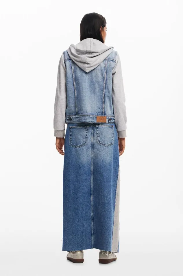 Women Coats And Jackets Desigual Trucker Denim Jacket