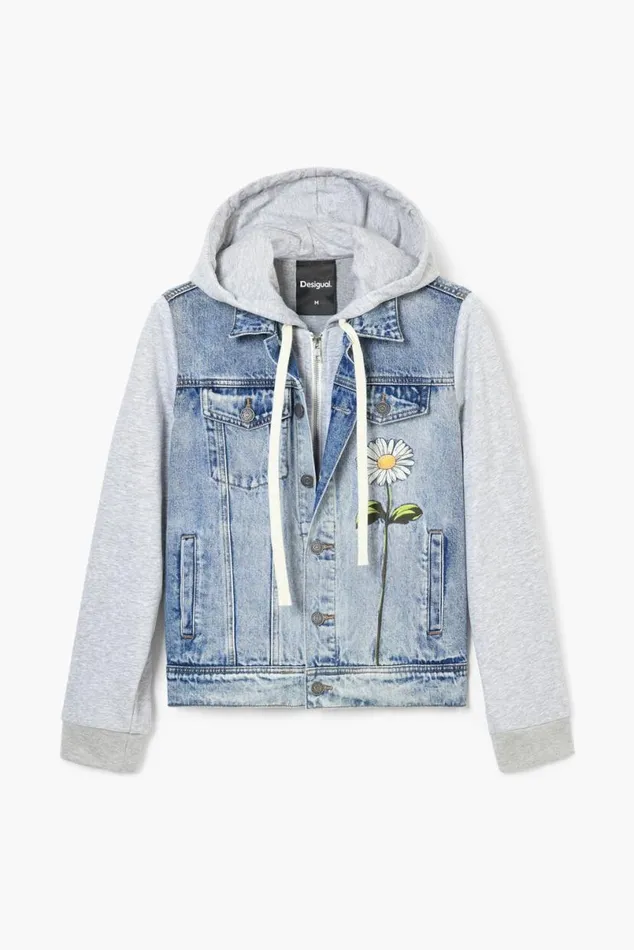 Women Coats And Jackets Desigual Trucker Denim Jacket