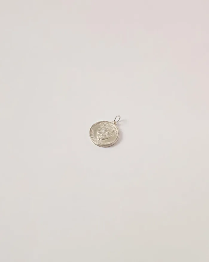 Women Coin Charm Silver YMC Jewellery