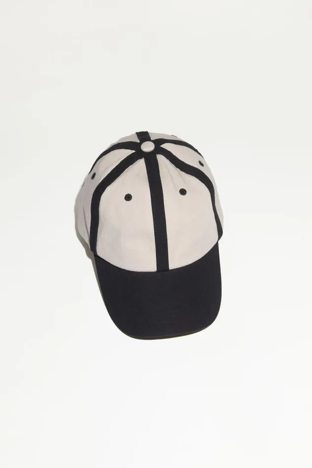 Women Cotton Baseball Cap Blackwhite Acne Studios Hats