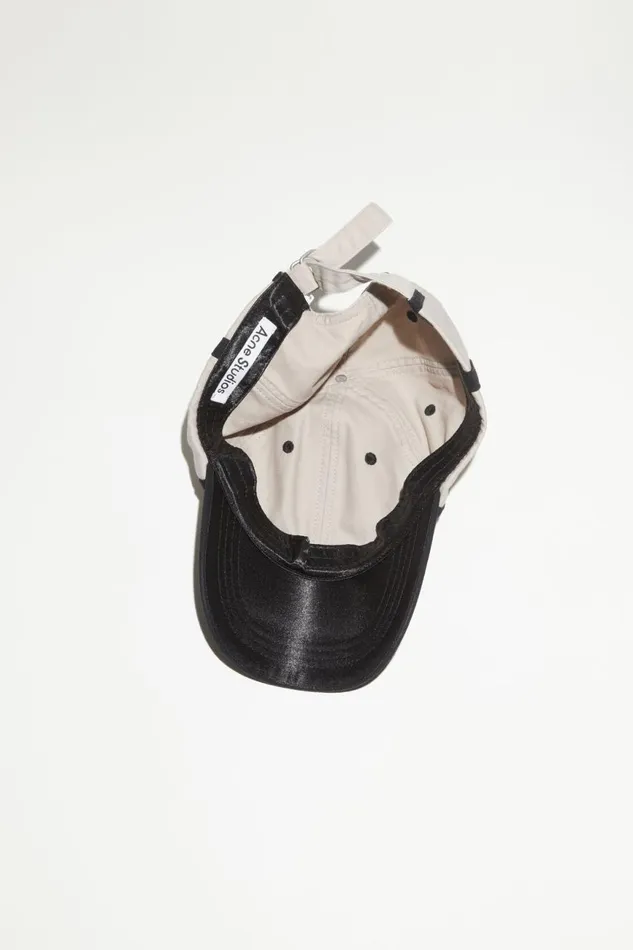 Women Cotton Baseball Cap Blackwhite Acne Studios Hats