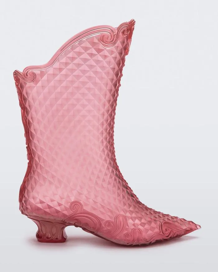 Women Court Boot Pink Melissa Boots