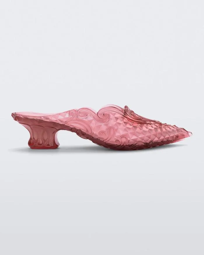 Women Court Shoe Clear Pink Melissa Heels