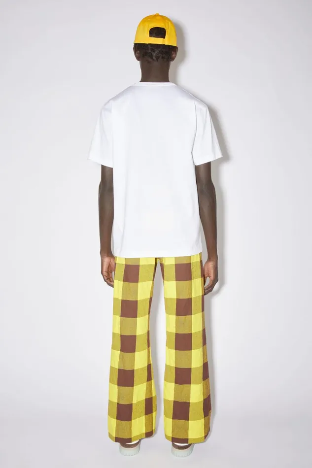 Women Crew Neck Tshirt 8211 Regular Fit Optic White Acne Studios Tshirts