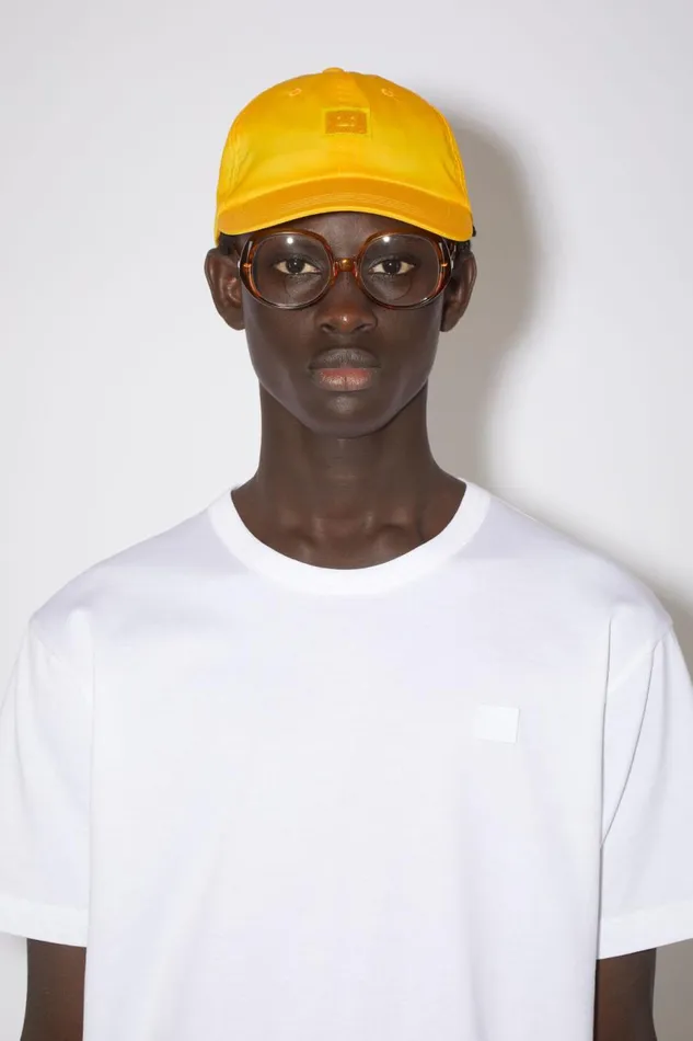 Women Crew Neck Tshirt 8211 Regular Fit Optic White Acne Studios Tshirts