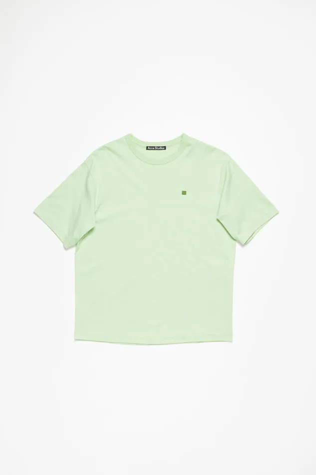 Women Crew Neck Tshirt 8211 Relaxed Fit Mint Green Acne Studios Tshirts