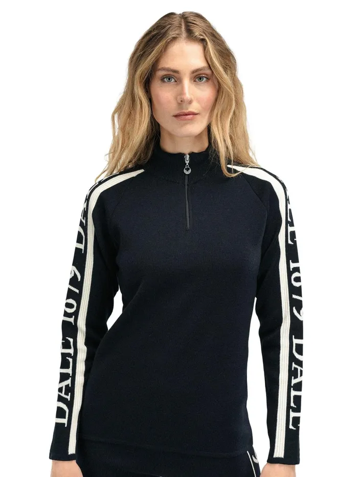 Women Dale Of Norway Halfzip Skarstind 1879 Sweater