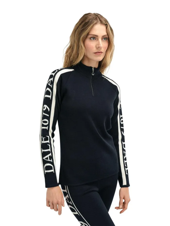 Women Dale Of Norway Halfzip Skarstind 1879 Sweater