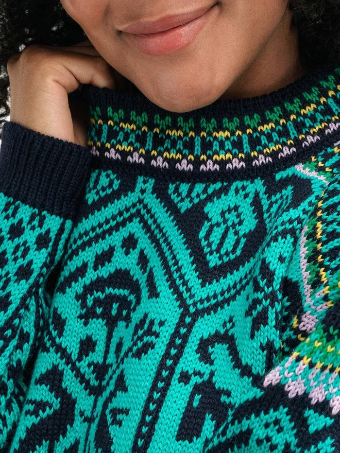 Women Dale Of Norway Round Neck 1994 Lillehammer Sweater