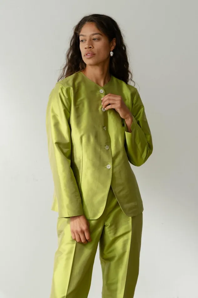 Women DONNI Outerwear The Taffeta Lady Jacket