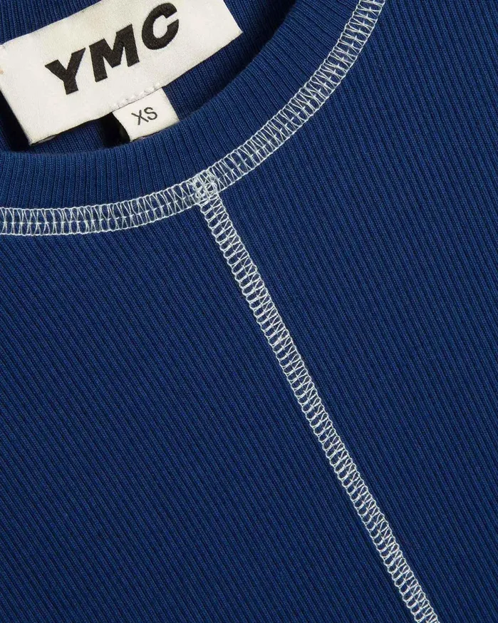 Women Dot Vest Blue YMC Tops and TShirts