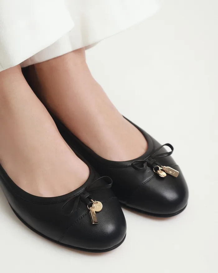 Women DRESS jomercer Hermione dress flats black leather Women DRESS jomercer Hermione dress flats black leather