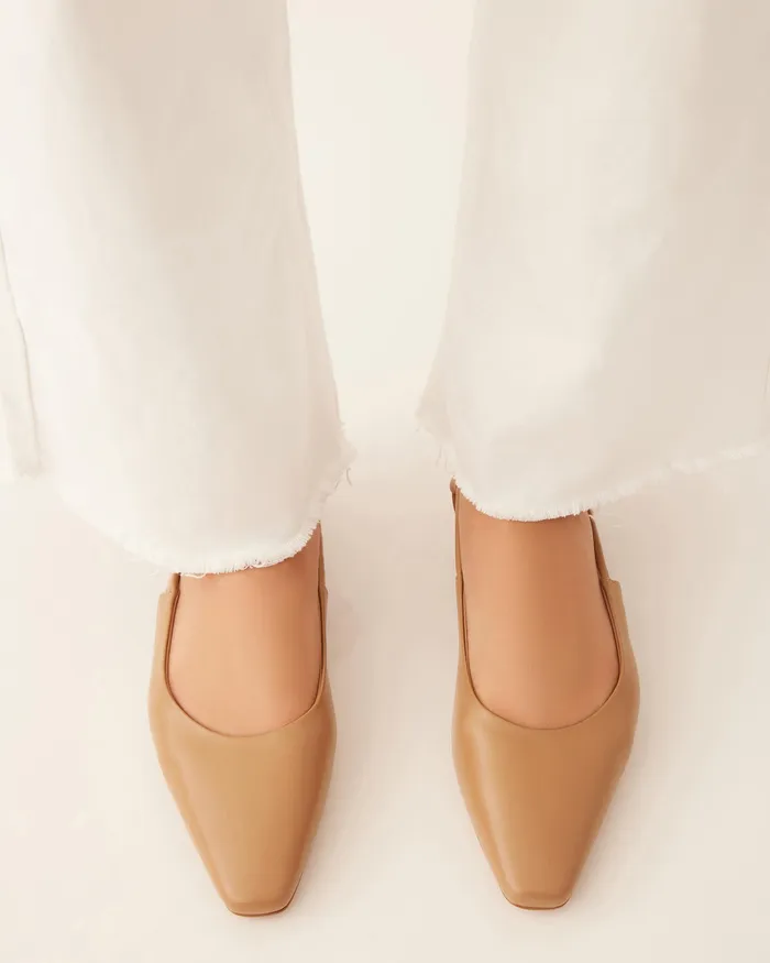 Women DRESS jomercer Larissa dress flats tan leather Women DRESS jomercer Larissa dress flats tan leather