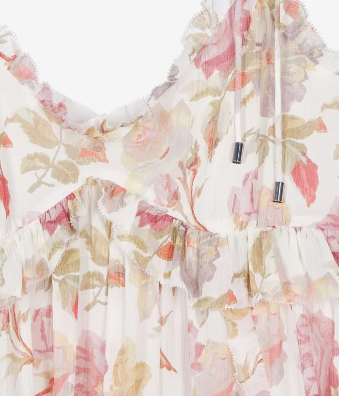 Women Dresses and Jumpsuits THE KOOPLES Short Printed Silk Dress Women Dresses and Jumpsuits THE KOOPLES Short Printed Silk Dress