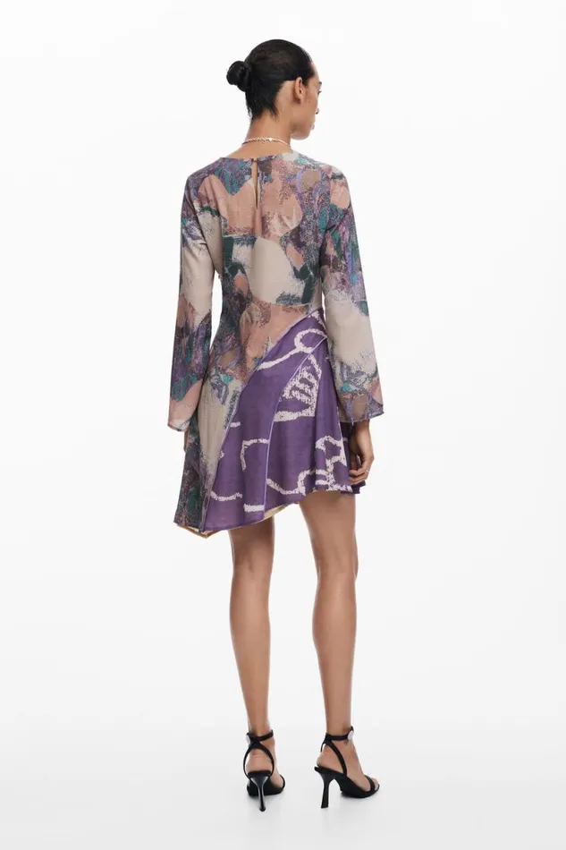 Women Dresses And Jumpsuits Desigual Asymmetric Printed Dress