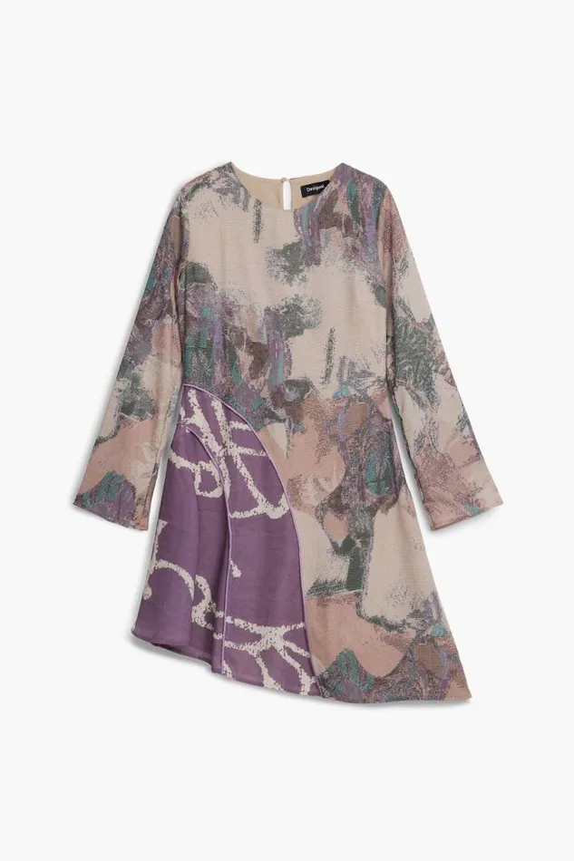Women Dresses And Jumpsuits Desigual Asymmetric Printed Dress
