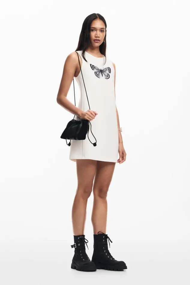 Women Dresses And Jumpsuits Desigual Butterfly Dress
