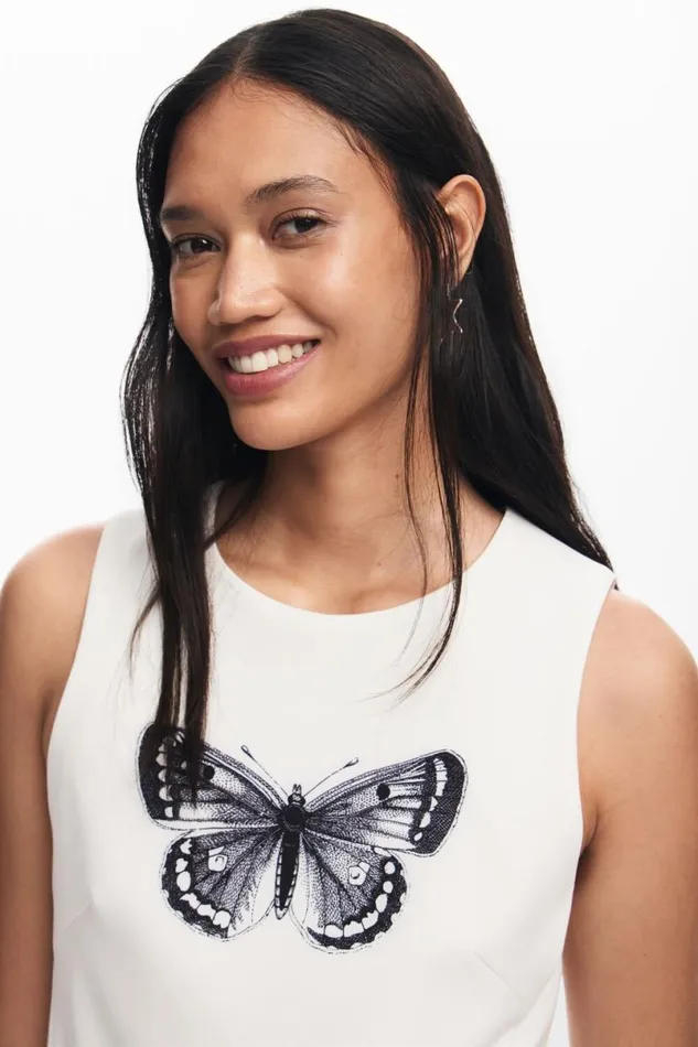 Women Dresses And Jumpsuits Desigual Butterfly Dress