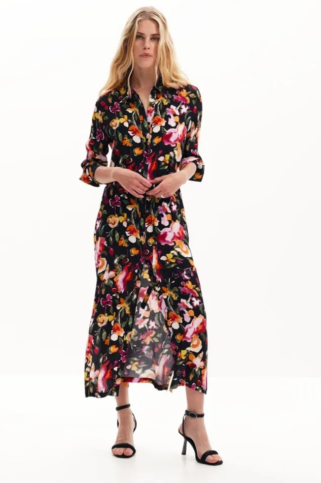Women Dresses And Jumpsuits Desigual Floral Shirt Dress