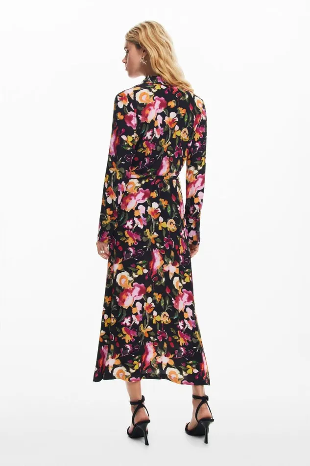 Women Dresses And Jumpsuits Desigual Floral Shirt Dress