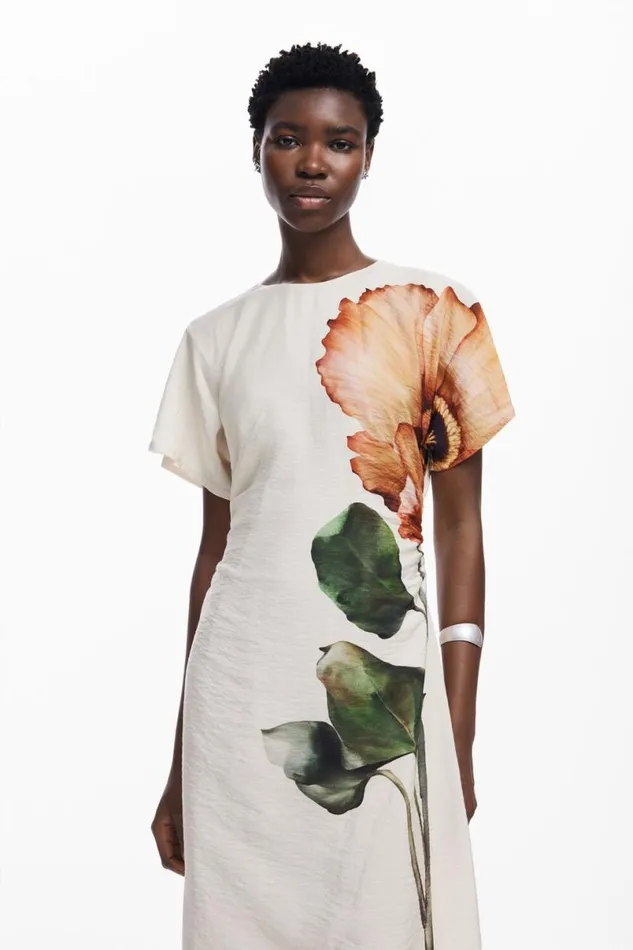 Women Dresses And Jumpsuits Desigual Flower Dress