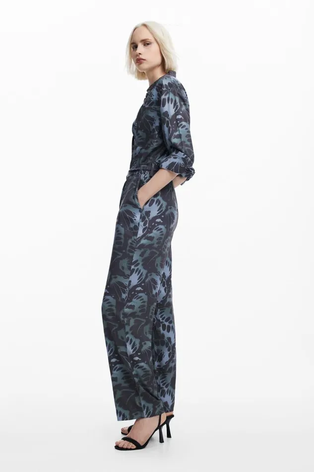 Women Dresses And Jumpsuits Desigual Flowy Printed Jumpsuit