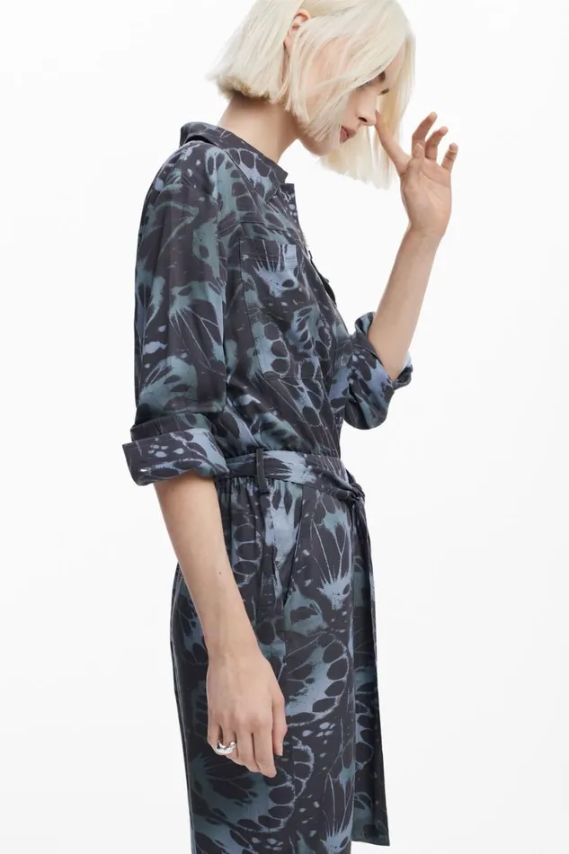 Women Dresses And Jumpsuits Desigual Flowy Printed Jumpsuit